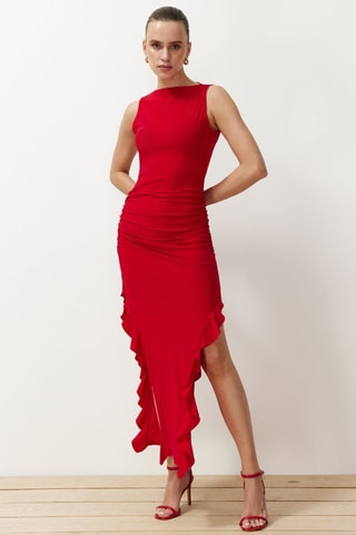 Robe longue - Rouge