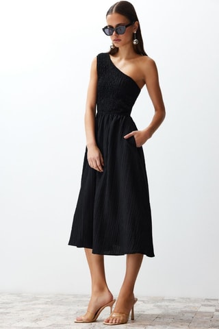 Robe asymétrique - Noir