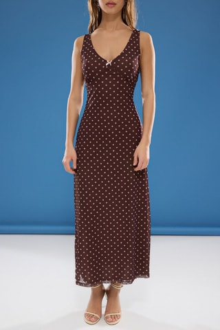 Robe longue - Marron