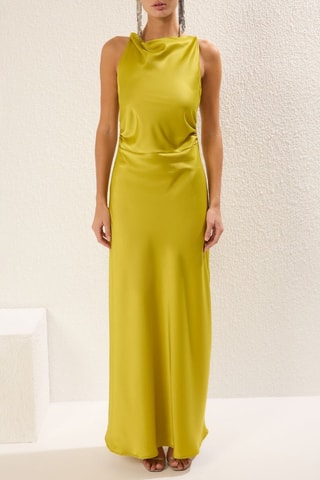 Robe longue - Vert olive