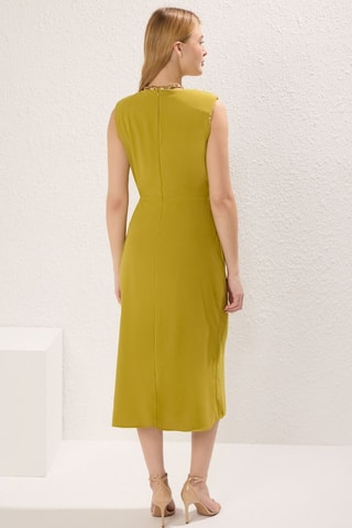Robe midi - Vert olive