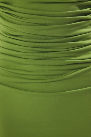 Robe drapée - Vert olive