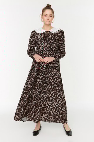 Robe longue - Bleu marine