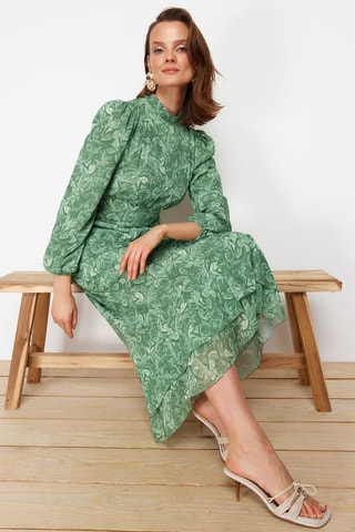 Robe longue regular - Kaki