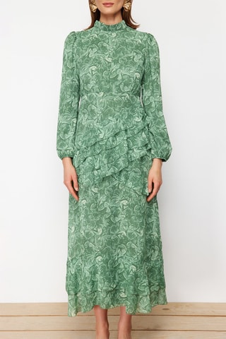 Robe longue regular - Kaki