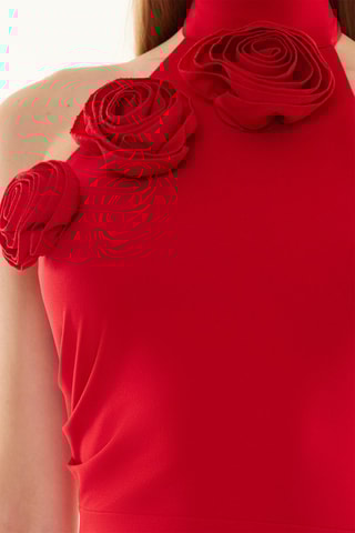 Robe longue - Rouge