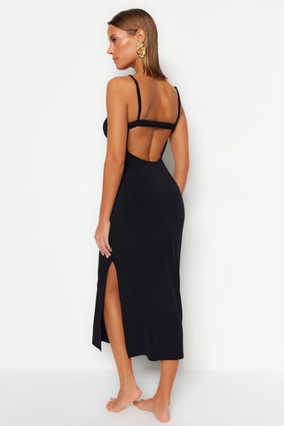 Robe de plage Noir