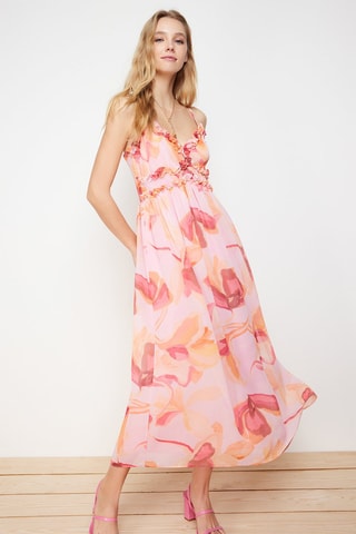 Robe midi - Rose