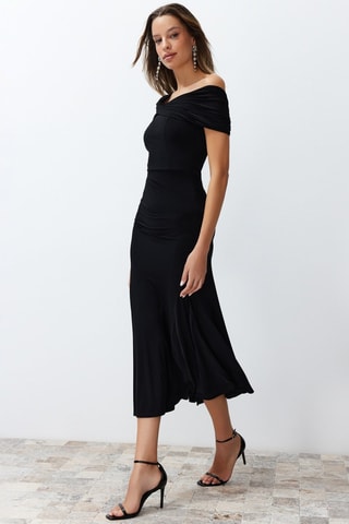 Robe asymétrique - Noir