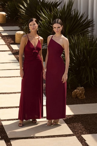 Robe longue - Bordeaux