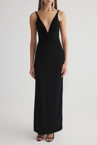 Robe fourreau - Noir