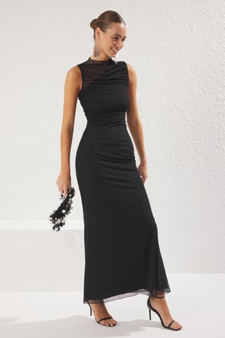 Robe fourreau - Noir