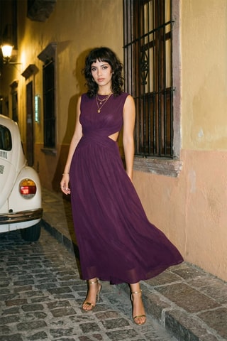 Robe longue - Violet