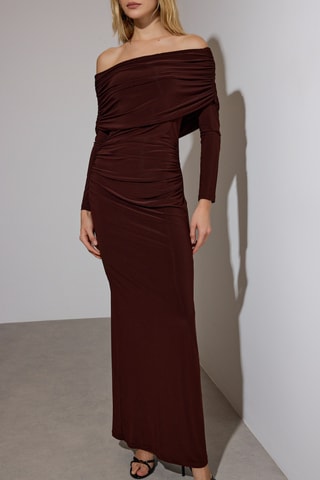 Robe longue - Marron