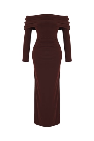 Robe longue - Marron