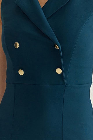 Robe fourreau - Bleu