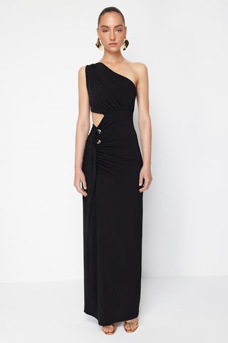 Robe asymétrique - Noir