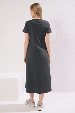 Robe midi - Anthracite