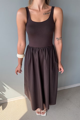 Robe patineuse - Marron