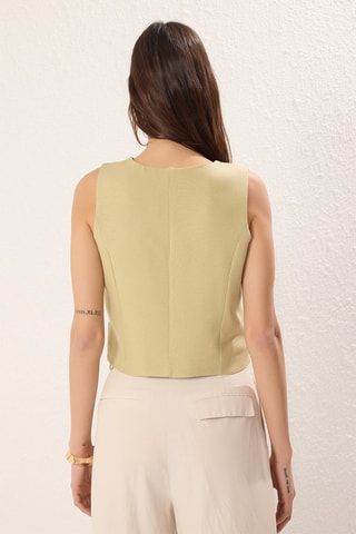 Gilet de costume - Kaki