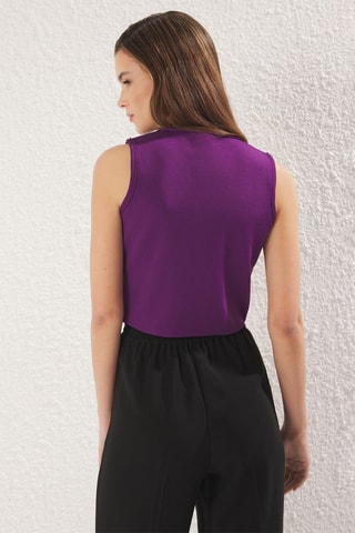 Gilet de costume - Violet