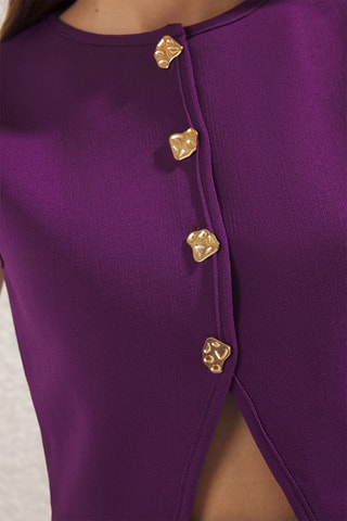 Gilet de costume - Violet