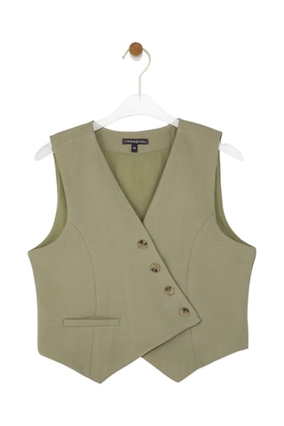 Gilet de costume - Kaki