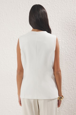 Gilet de costume - Blanc