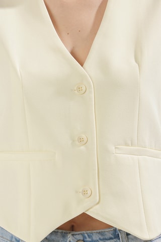 Gilet de costume - Jaune clair