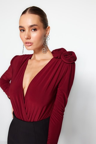 Bodysuit - Bordeauxrood