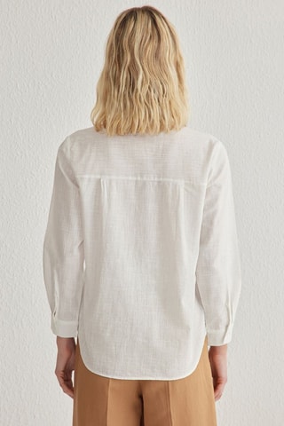 Chemisier oversize - Blanc