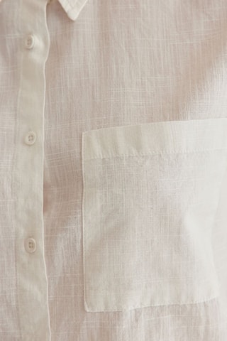 Chemisier oversize - Blanc