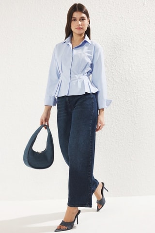 Chemisier - Bleu clair