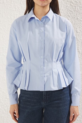 Chemisier - Bleu clair