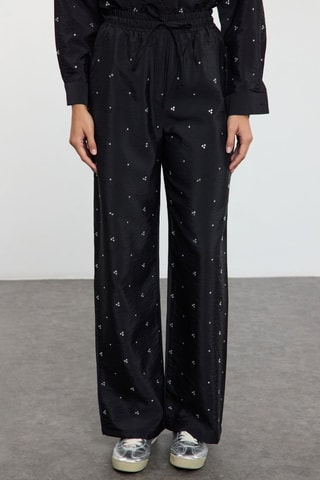 Chemisier regular et pantalon regular - Noir