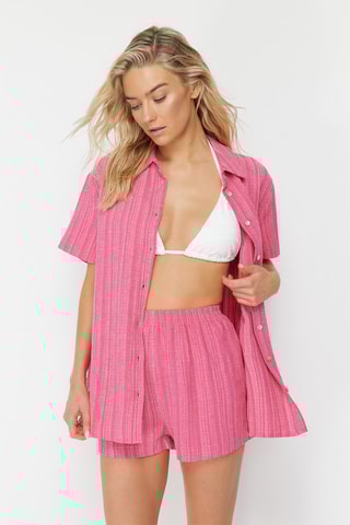 Chemisier et short - Fuchsia