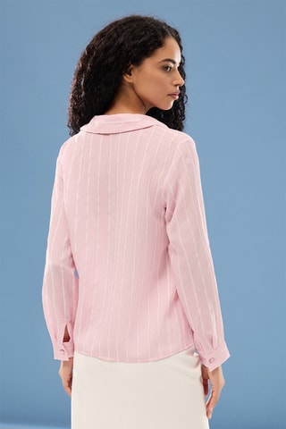 Chemisier oversize - Rose