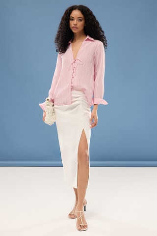 Chemisier oversize - Rose