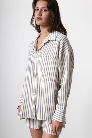 Chemisier oversize - Beige