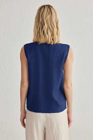 Chemisier regular - Bleu marine