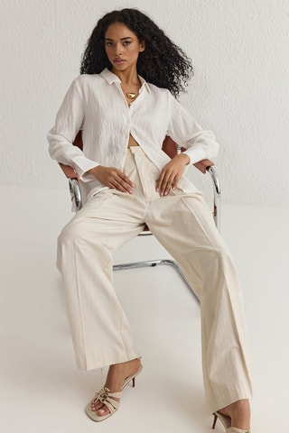 Chemisier regular - Blanc