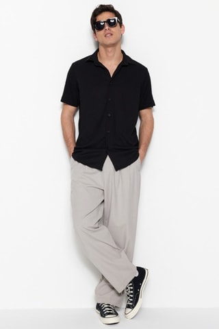 Chemise regular - Noir