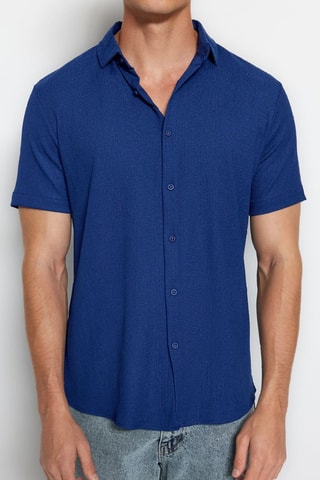 Chemise regular - Bleu marine