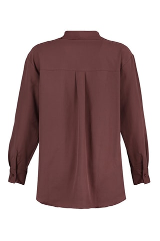 Chemise oversize - Marron