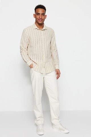 Chemise - Noir et beige