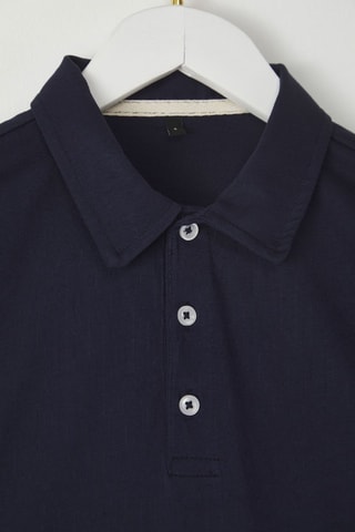 Polo regular - Bleu marine