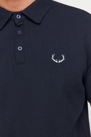 Polo regular - Bleu marine