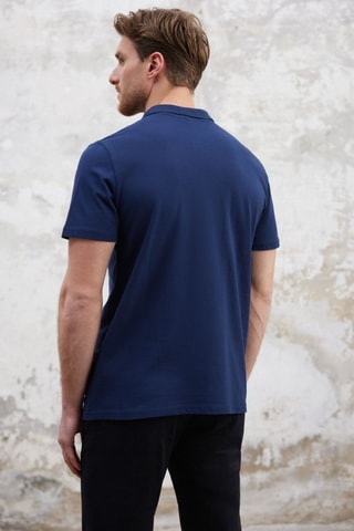 Polo regular - Bleu marine