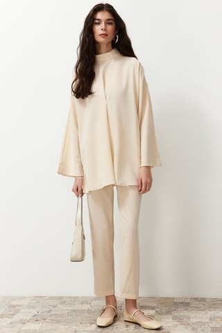 Tunique et pantalon - Beige