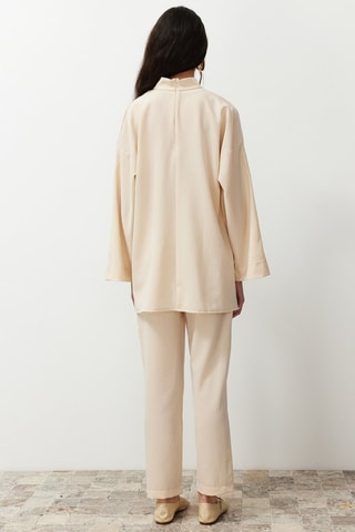 Tunique et pantalon - Beige